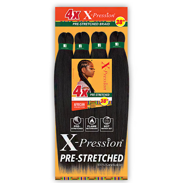 Sensationnel Synthetic X-Pression 100% Kanekalon - 2X Pre-Stretched Braid  48 (BLU)