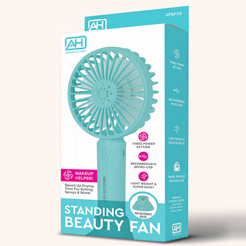 AH Absolute Hot Standing Beauty Fan - BLUE