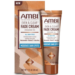 Ambi Even & Clear Fade Cream - Moderate Dark Spots 1oz