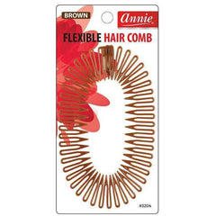 Annie #3204 Flexible Hair Comb - Brown