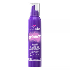 Aussie Sprunch Mousse & Leave-In Conditioner Light Hold 6oz