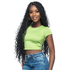 Bobbi Boss Synthetic Glueless HD Braid Full Lace Wig - FLS001 BOHO BOX BRAID 32