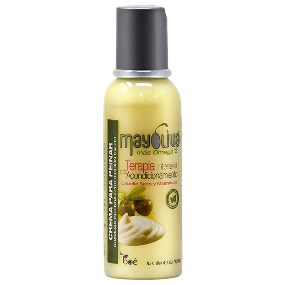 Boe Mayoliva Mas Omega 3 Crema Para Peinar 4.2oz