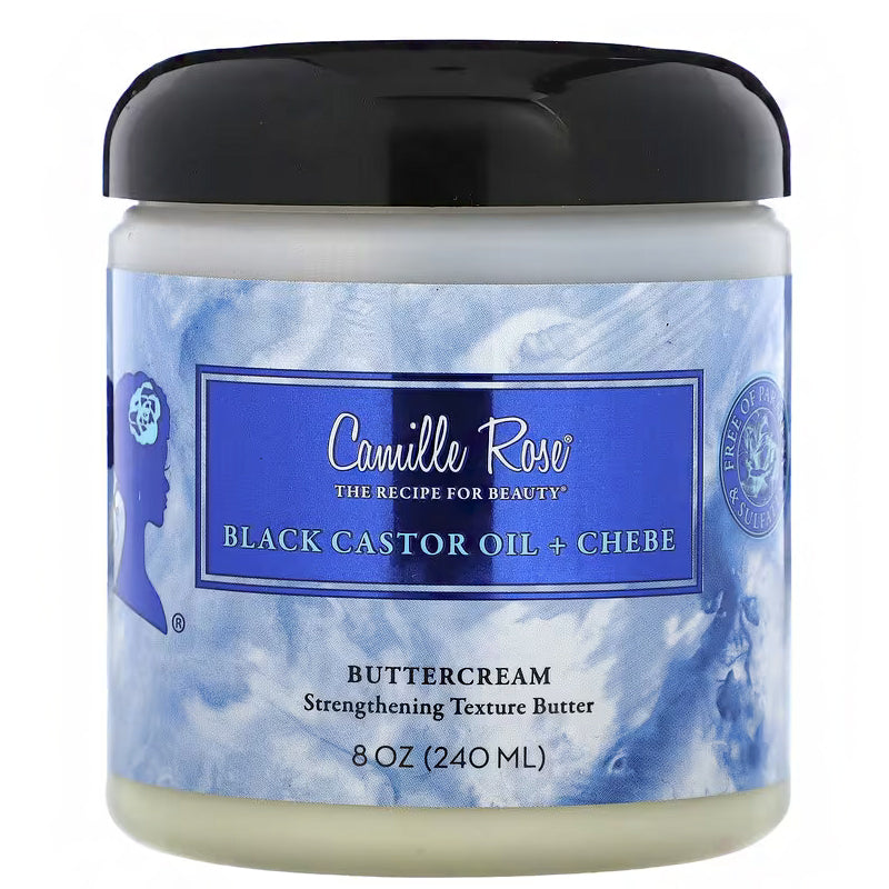 Camille Rose Black Castor Oil + Chebe Butter Cream 8oz