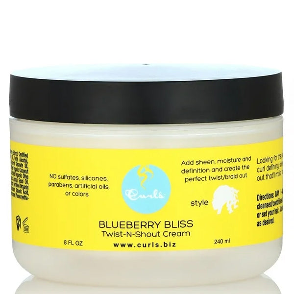 Curls Blueberry Bliss Twist-N-Shout Cream 8oz