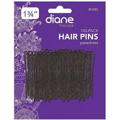 Diane D485 100-Pack Hair Pins - Black 1-3\/4\"