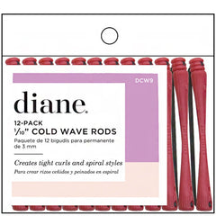 Diane #DCW9 Cold Wave Rods 1\/10\" Red 12PK