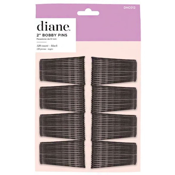 Diane DHC012 Bobby Pins 2\" Black