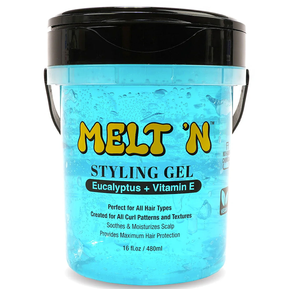 Ebin New York Melt'n Styling Gel Eucalyptus + Vitamin E 16oz