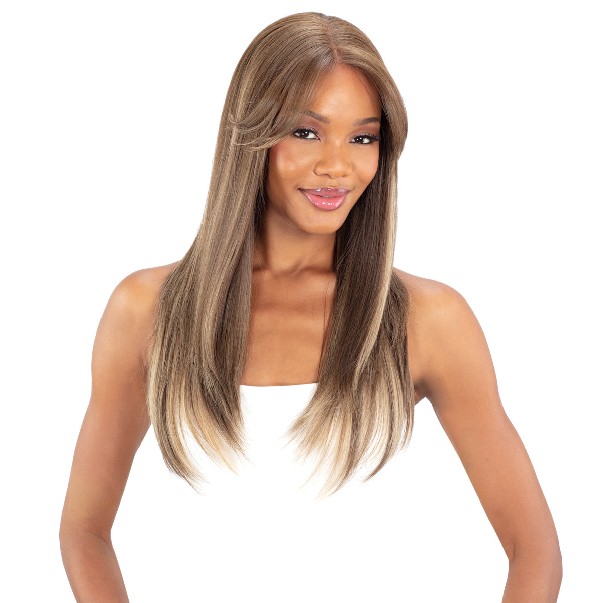 Shake N Go Masterclass Synthetic Hair Glueless HD Lace Frontal Wig - MAJESTIC