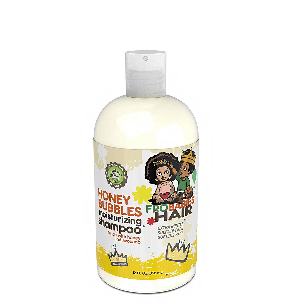 Fro Babies Hair Honey Bubbles Moisturizing Shampoo 12oz