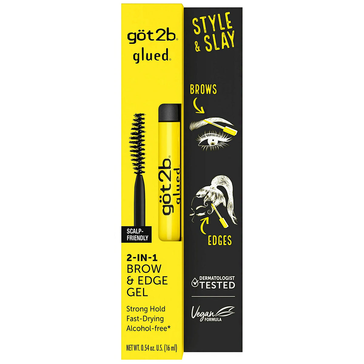 Got2b Glued 2-IN-1 Brow & Edge Gel 0.54oz