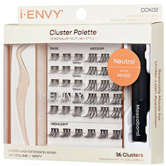 I-Envy Kiss CCK02 Cluster Palette Eyelash Kit - Neutral