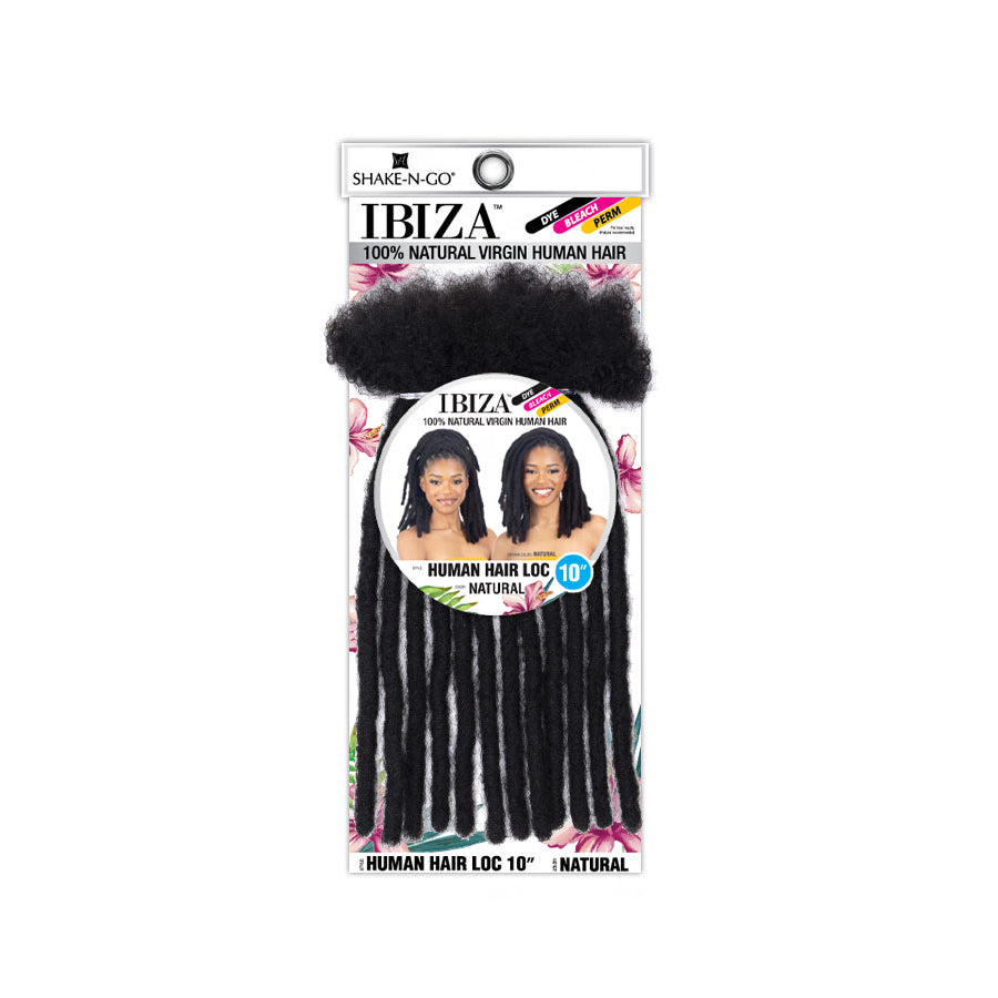 Shake N Go Ibiza 100% Natural Virgin Hair Braid - HUMAN HAIR LOC 10