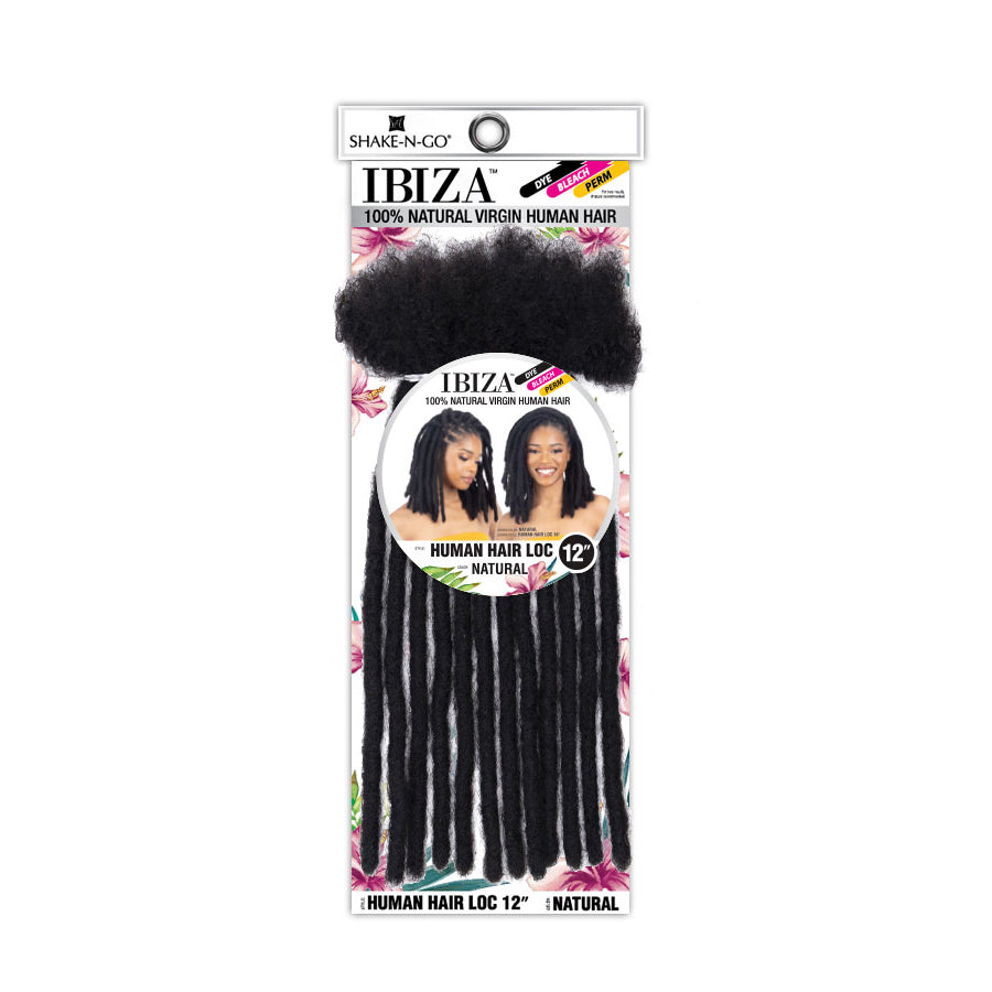 Shake N Go Ibiza 100% Natural Virgin Hair Braid - HUMAN HAIR LOC 12