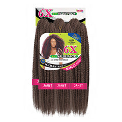 Janet Collection Synthetic Braid - 6X AFRO TWIST BRAID