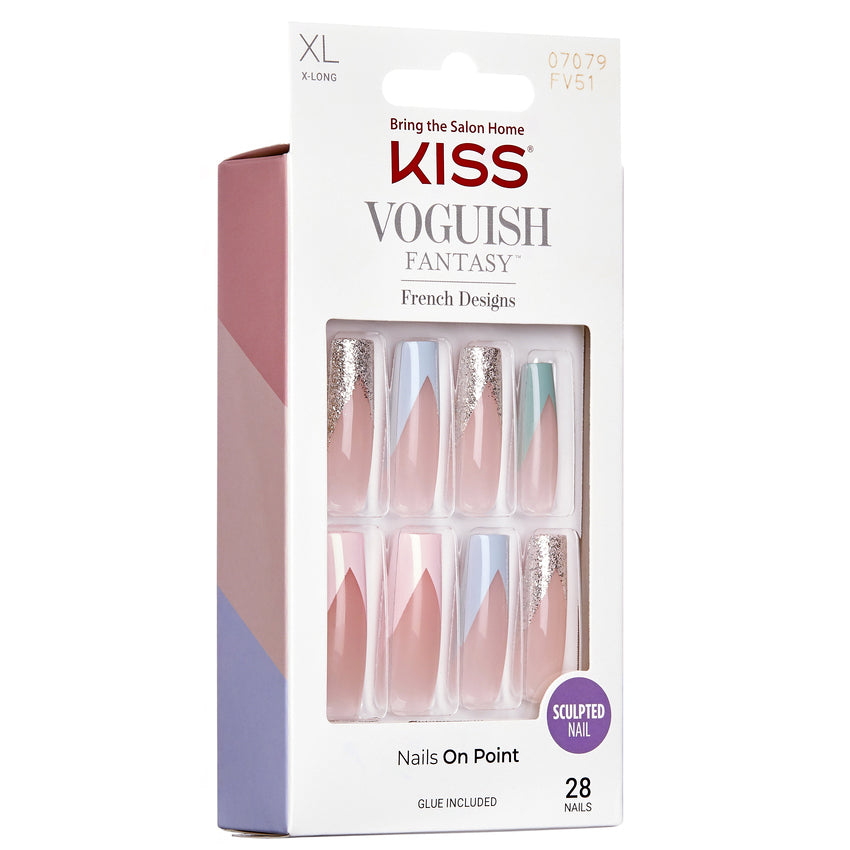 Kiss FVXX Voguish Fantasy French Designs 28 Nails