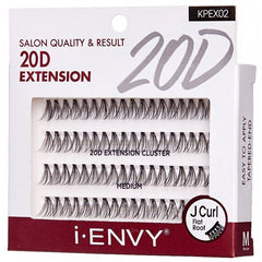 Kiss I-Envy KPEXXX 20D Extension J Curl Flat Root Lashes