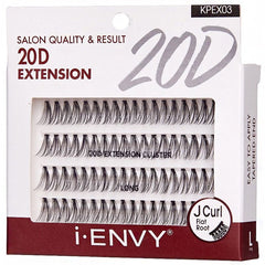 Kiss I-Envy KPEXXX 20D Extension J Curl Flat Root Lashes