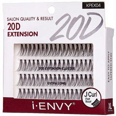 Kiss I-Envy KPEXXX 20D Extension J Curl Flat Root Lashes