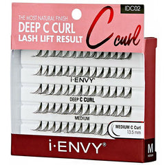 Kiss I-Envy IDCXX Deep C Curl Lash Lift Result Individual Lashes