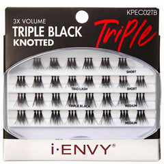 Kiss I-Envy KPECXXTB 3X Volume Triple Black Knotted Lashes