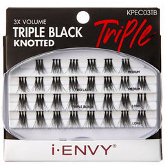 Kiss I-Envy KPECXXTB 3X Volume Triple Black Knotted Lashes