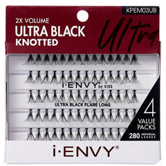 Kiss I-Envy KPEMXXUB 2X Volume Ultra Black Individual Lashes