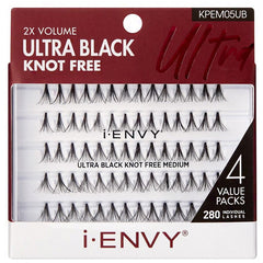 Kiss I-Envy KPEMXXUB 2X Volume Ultra Black Individual Lashes