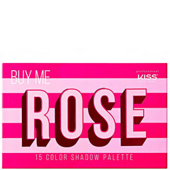 Kiss New York KMSP01 15 Color Shadow Palette - Buy Me Rose