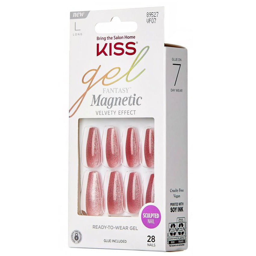 Kiss VFXX Fantasy Magnetic Velvet Effect Gel 28 Nails