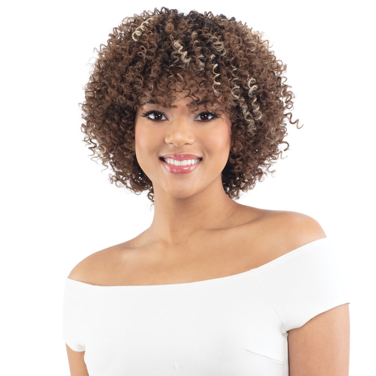 Mayde Beauty Human Hair Blend Mocha Wig - HAZE