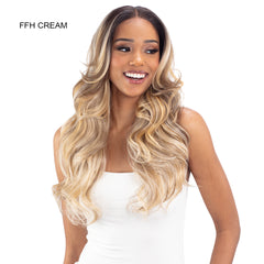 Mayde Beauty Synthetic Hair 13x6 Glueless HD Frontal Lace Wig - ROMY