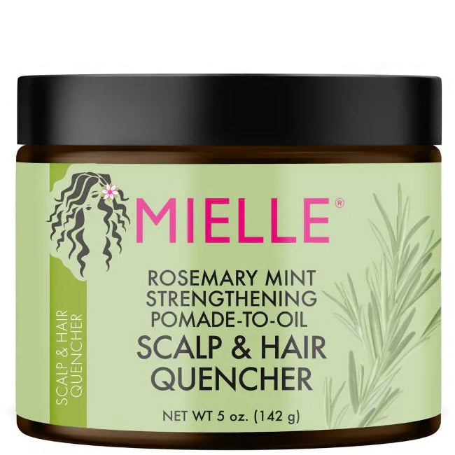 Mielle Rosemary Mint Strengthening Pomade to Oil Scalp & Hair Quencher 5oz