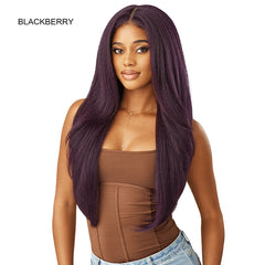 Outre Melted Hairline Kinky Soft Edges Synthetic Glueless HD Lace Front Wig - KINKYSOFT 1