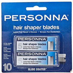 Personna 10 Hair Shaper Blades - 5 Blades Twin Pack