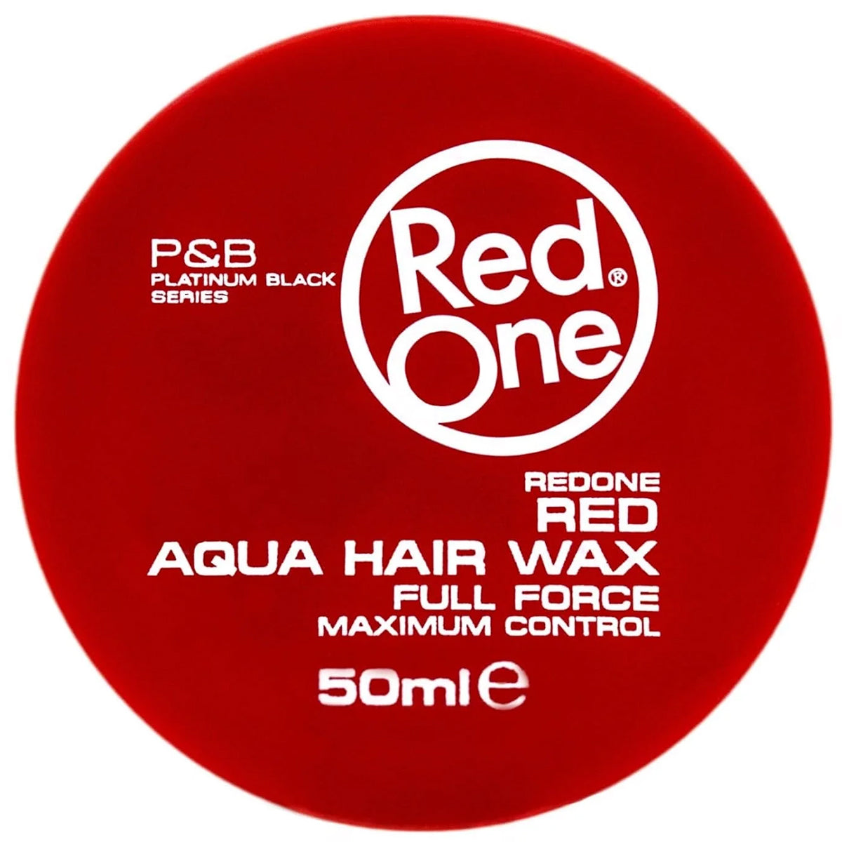 Red One Red Aqua Hair Wax Full Force Maximum Control 1.69oz