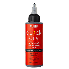 Red by Kiss UGL03D Quick Dry Weaving Hair Bonding Glue - Ultimate Hold 4oz