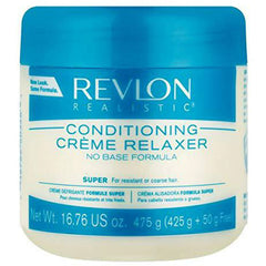 Revlon Realistic No Base Conditioning Creme Relaxer - Super 16.76oz