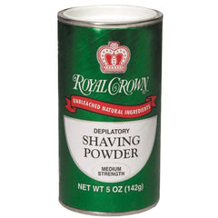 Royal Crown Depilatory Shaving Powder - Medium Strength 5oz