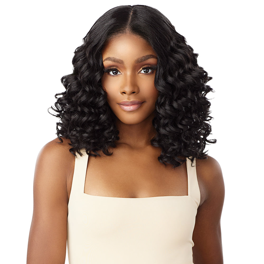 Sensationnel Curls Kinks & Co Synthetic Hair Glueless HD Lace Wig - Y PART KINKY SPIRAL CURL 14