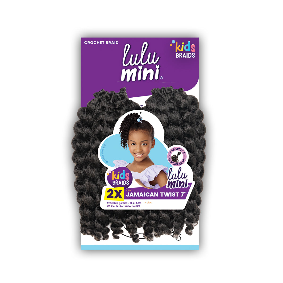 Sensationnel Lulumini Synthetic Kids Braid - 2X JAMAICAN TWIST 7