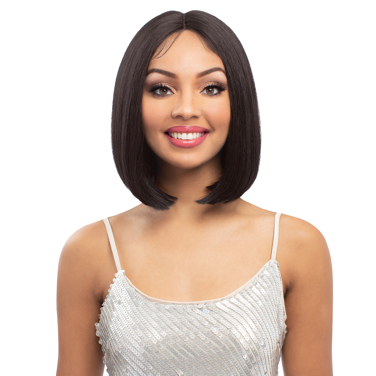 Sensual Vella Rose 100% Remi Human Hair 13x4 Glueless UHD Frontal Lace Wig - SLEEK BOB