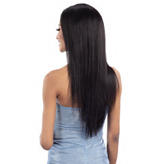 Shake N Go Glossy 100% Virgin Remy Human Hair 360 13x4 Glueless HD Lace Frontal Wig - STRAIGHT 24