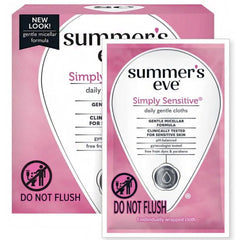 Summer's Eve Daily Gentle Cloths - Simply Sensitive 16ct