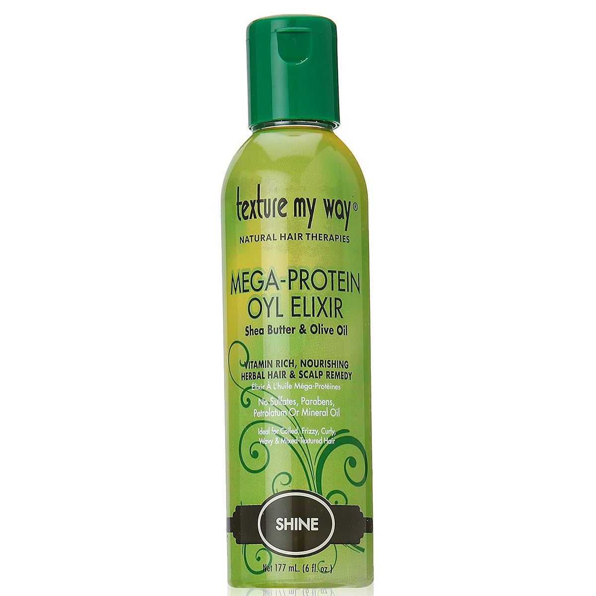 Texture My Way Mega-Protein OYL Elixir Shea Butter & Olive Oil 6oz