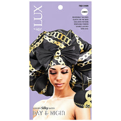 Lux by Qfitt Luxury Silky Satin Day & Night - Jumbo #7063 Afro Assort