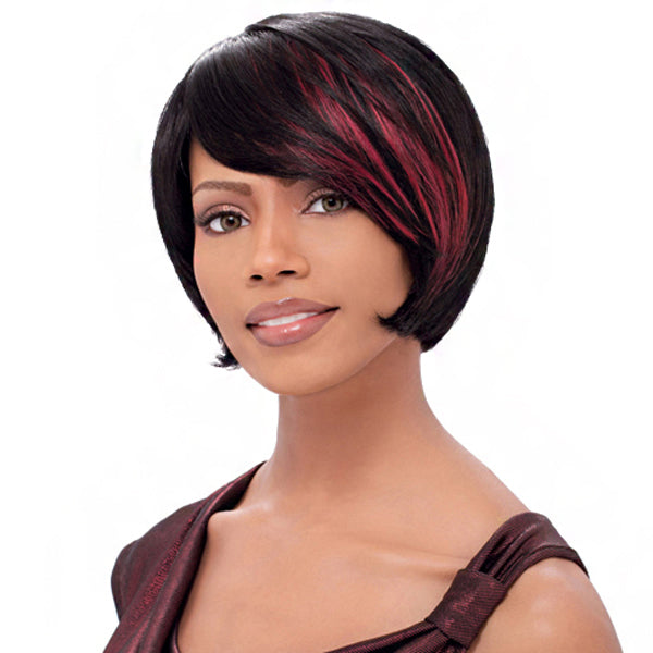 Sensationnel 100 human hair bump outlet wig - fab fringe