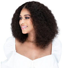 Bobbi Boss 100% Unprocessed Human Hair Wet & Wavy 13X4 HD Lace Frontal Wig - MHLF533 MADISON