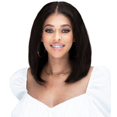 Bobbi Boss 100% Unprocessed Human Hair Wet & Wavy 13X4 HD Lace Frontal Wig - MHLF533 MADISON